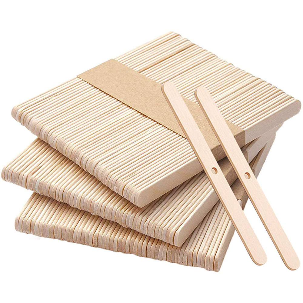 Soy Wax Pillar Blend - 50 stücke Holz Wachs Kern Halter