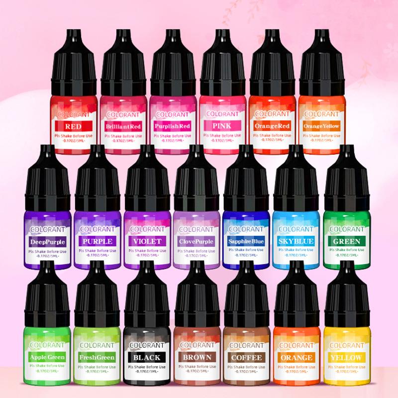 Soy Wax Pillar Blend - 5 ml/Flasche Kerzenwachs Pigment Farbstoff Ungiftiges