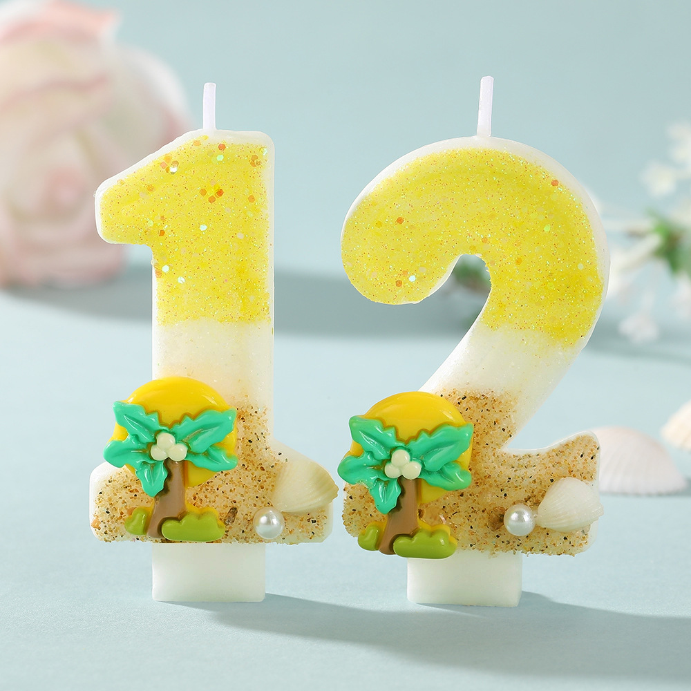 Neue Zahlen-Kuchenkerze Kokosn – Paraffin Candle Wax Bewertung und Preis