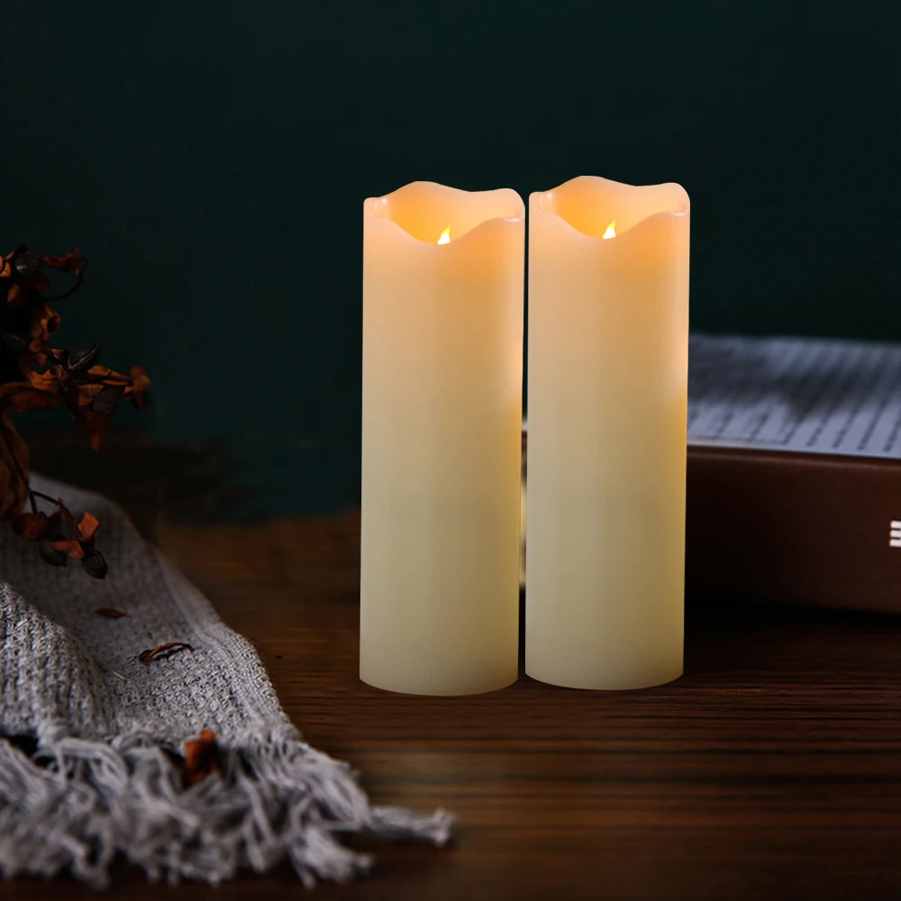 2 Stück LED-Kerzenlicht, flamm – Paraffin Candle Wax Bewertung und Preis