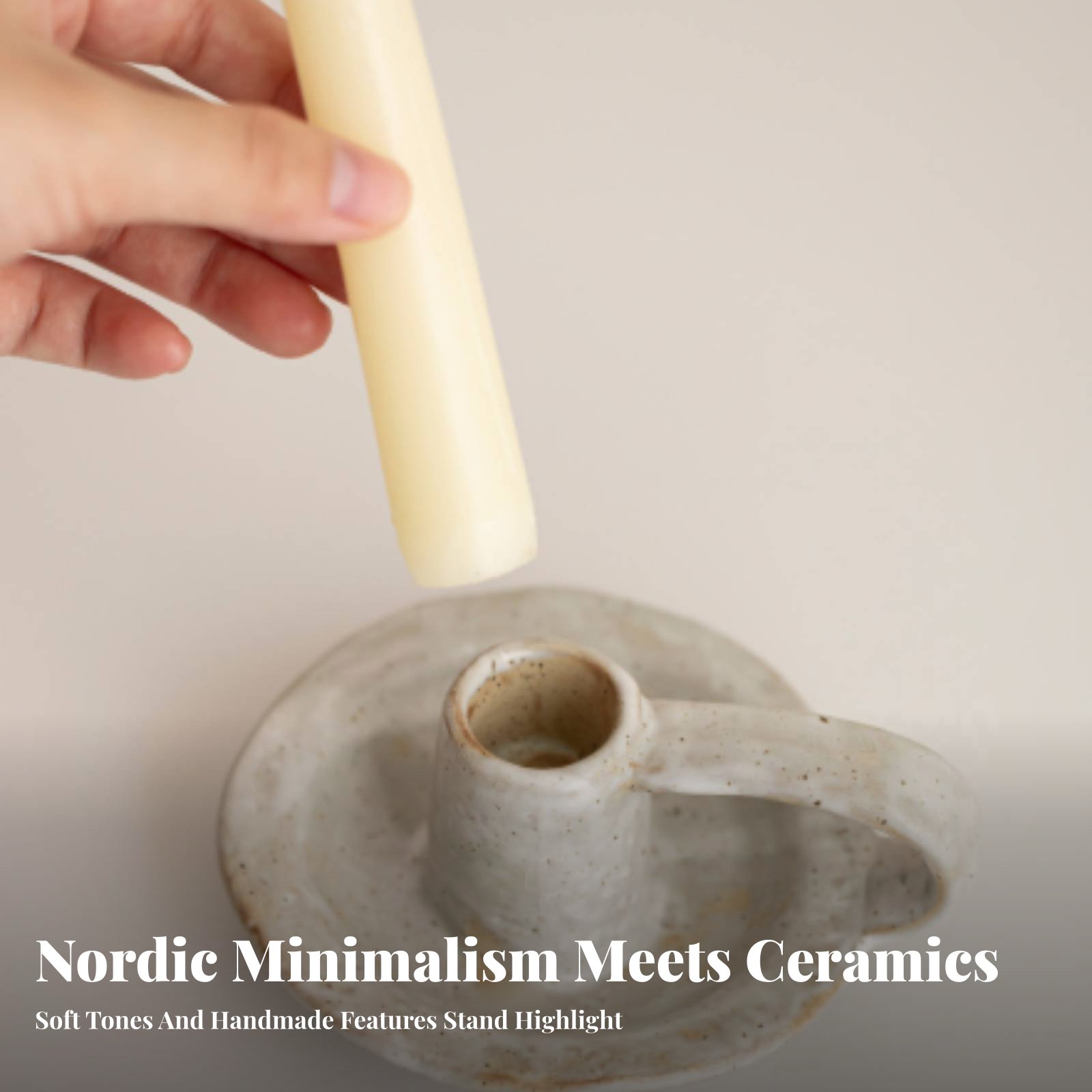 Nordischer Keramik-Kerzenhalte – Paraffin Candle Wax Bewertung und Preis