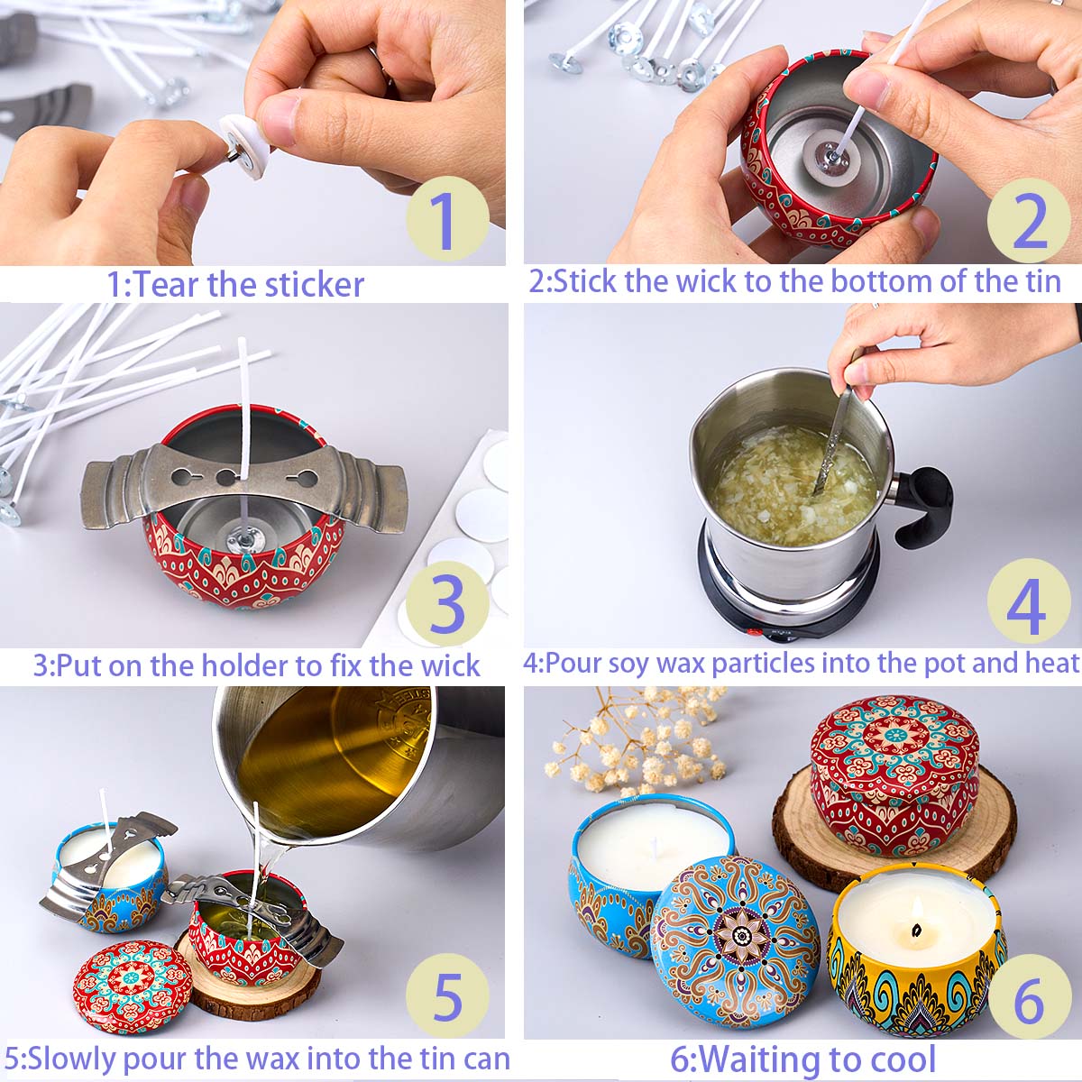 DIY Duftkerzen-Herstellungsset – Soy Wax Pillar Blend Bewertung und Preis