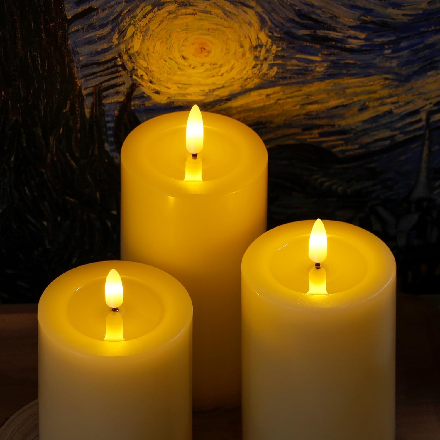 Flammenlose, flackernde LED-Ke – Paraffin Candle Wax Bewertung und Preis